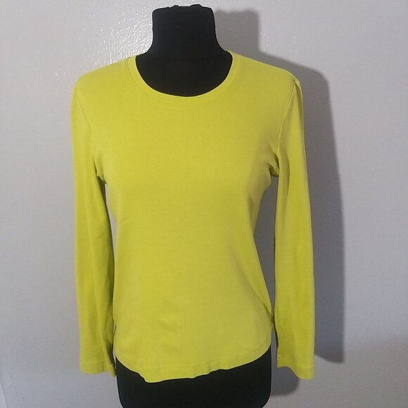 Additions By Chico's Green Long Sleeves top size 0 - Picture 1 of 10